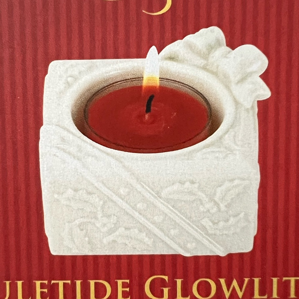 Lenox Yuletide Glowlites Tea Light New With Tags